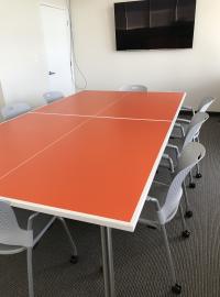 Conference Table or Ping Pong Table? Take your pick!
